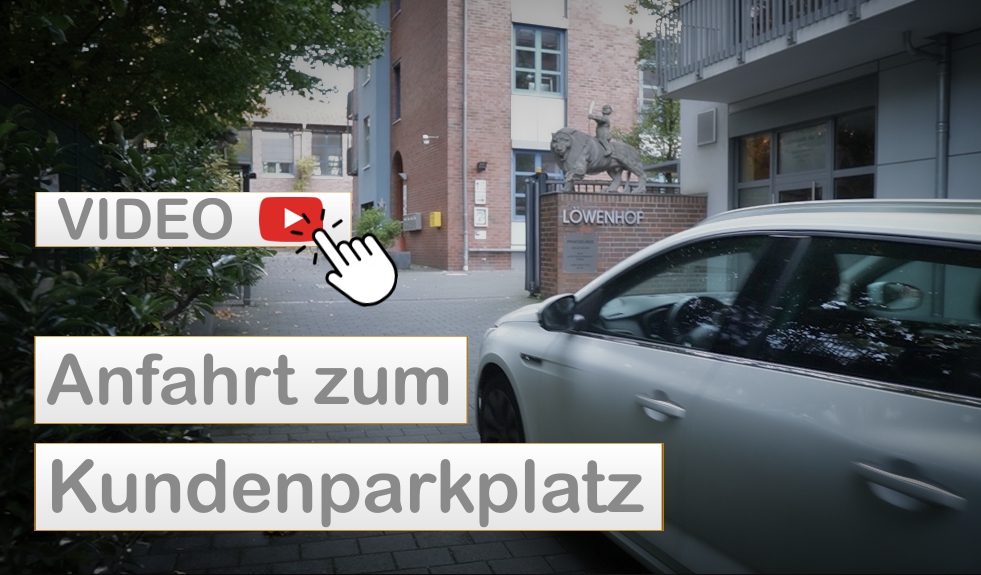 Anfahrt zum Parkplatz